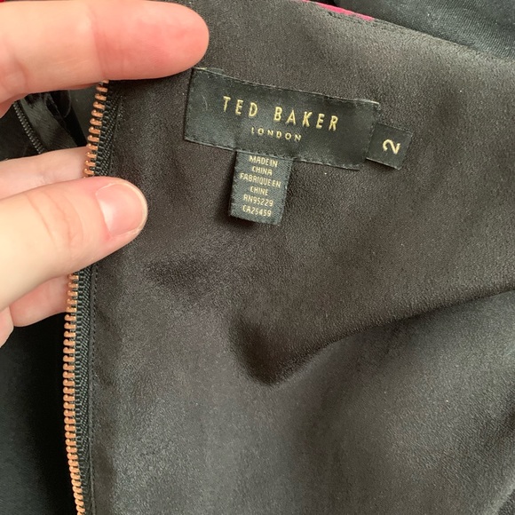 Ted Baker Edelfi Pleated Fit and Flare Dress - Picture 6 of 6